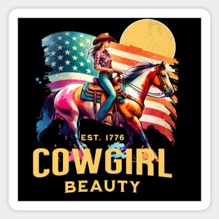 Cowgirl Sticker